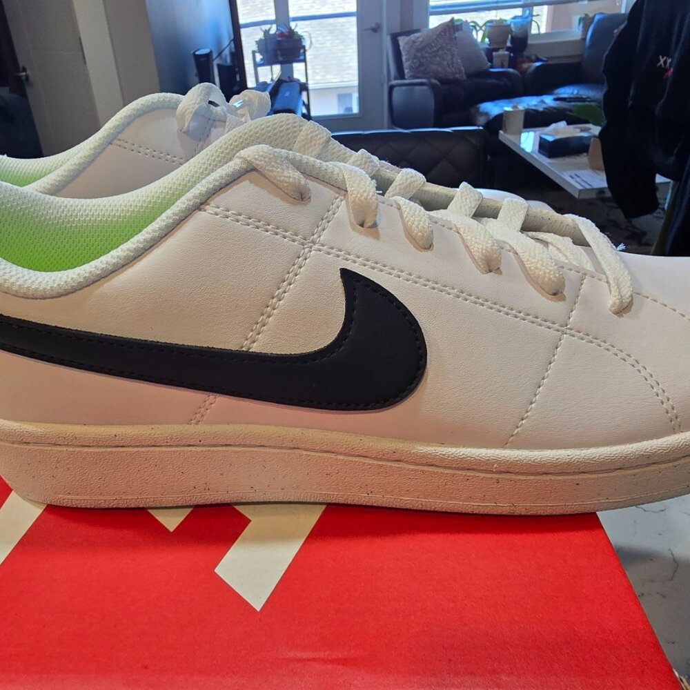 Nike Court Royale 2 Next Nature DH3160-101 Men's White Leather Sneaker Shoes 10 - Picture 8 of 14